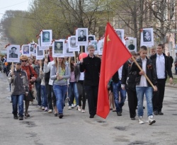 9 мая  2014 года по центральной площади города Грязовца впервые прошла колонна «Бессмертного полка»