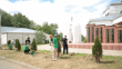 На территории муниципального образования Вохтожское, у памятника воинам, погибшим в годы Великой Отечественной войны, была организована уборка