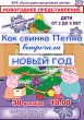 БУК "Культурно-досуговый центр" приглашает 30 декабря в 10.00 детей от 2 до 5 лет на новогоднее представление "Как свинка Пеппа встречала Новый год"
