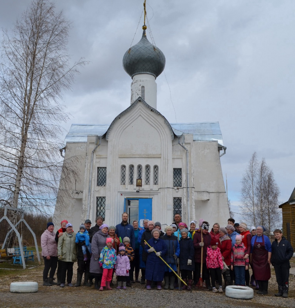 Субботник в деревне Хорошево | 04.05.2022 | Грязовец - БезФормата