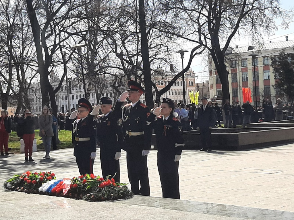 В Вологде кадеты МБОУ 